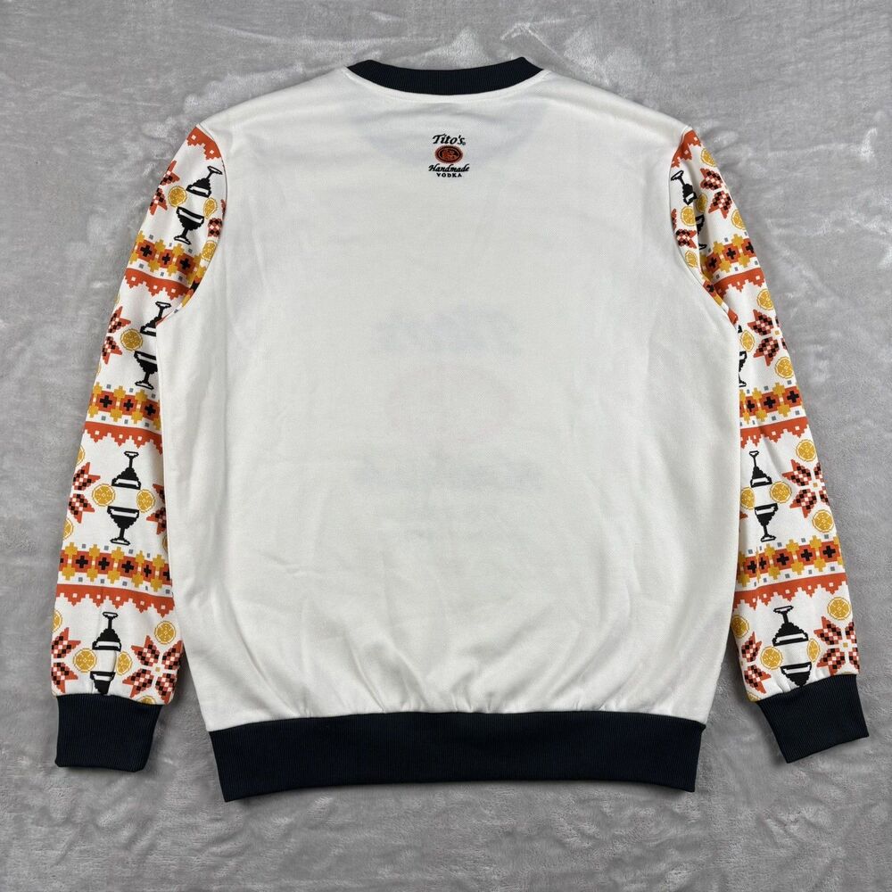 Tito's Handmade Vodka Ugly Christmas Party Sweater Mens Size L Austin Texas EUC - Picture 2 of 9